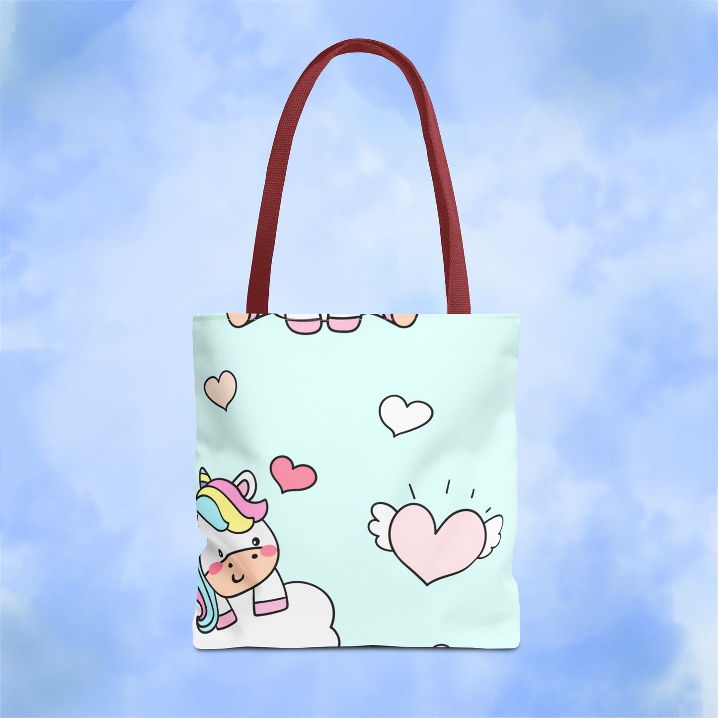 Cute Chibi Unicorn Tote Bag