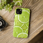 Green Citrus Lime Phone Case (Apple & Android) - Pink Sweetheart
