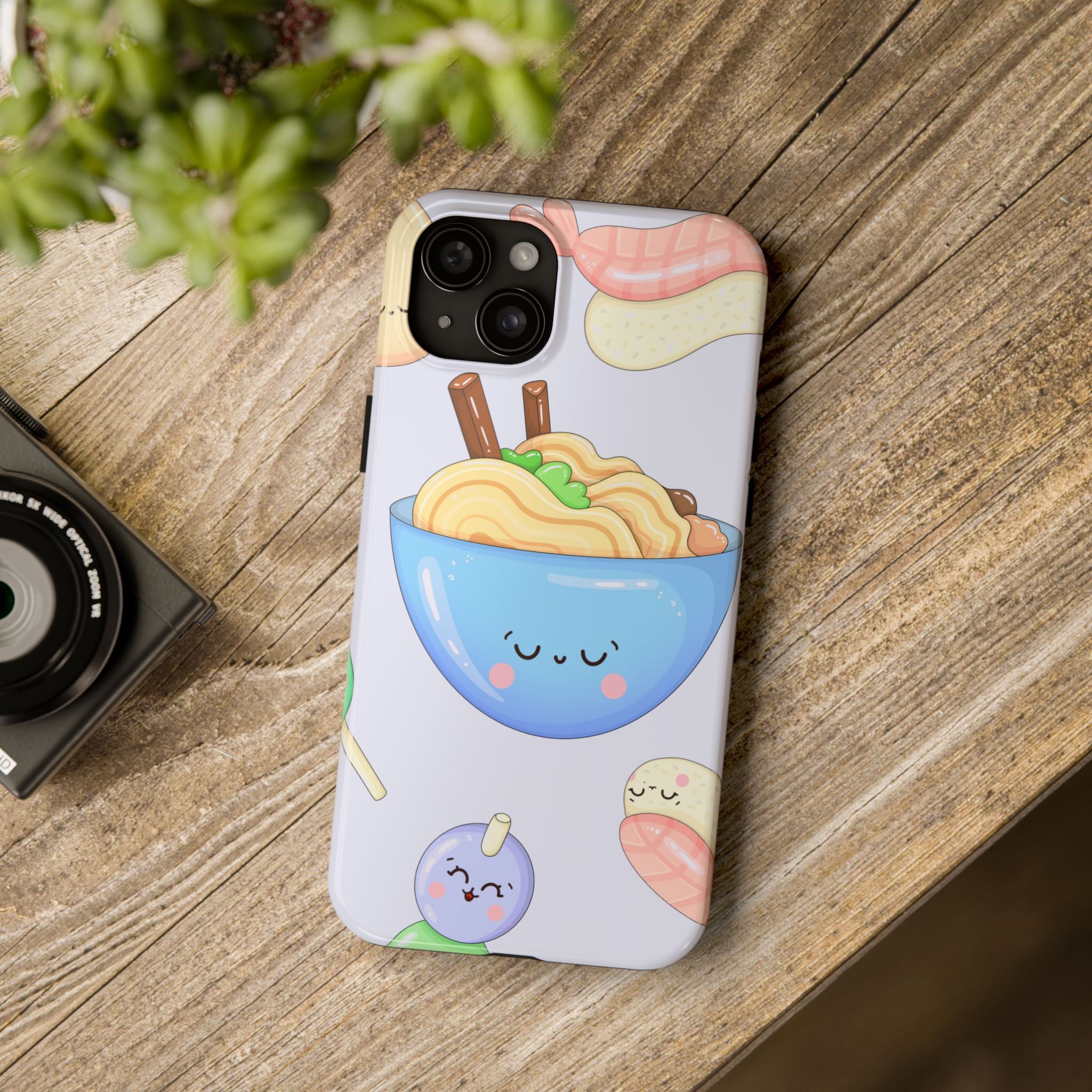 Kawaii Anime Snacks Phone Case (Apple & Android)