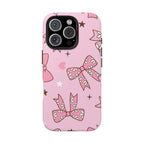 Pretty Pink Bows Phone Case (Apple & Android) - Pink Sweetheart