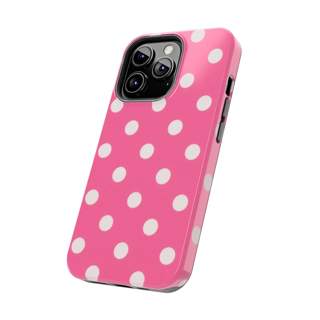 Pink Polka Dot Phone Case (Apple & Android) - Pink Sweetheart