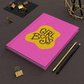 Girl Boss Hardcover Matte Journal - Pink Sweetheart