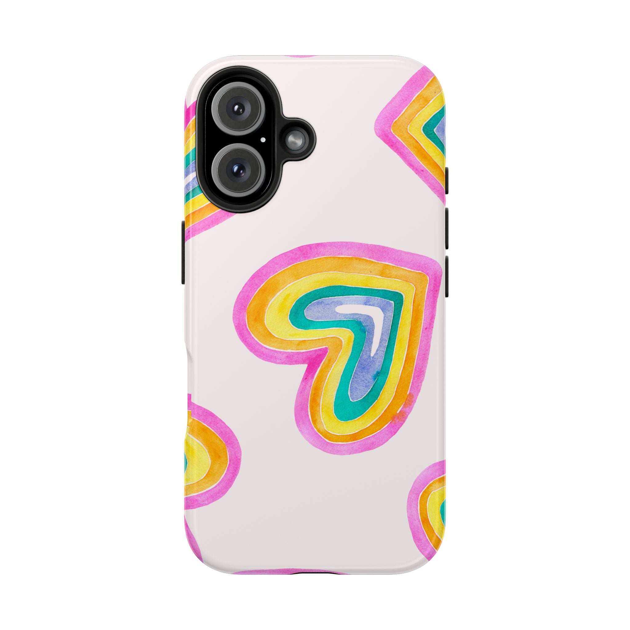 Rainbow Hearts Phone Case (Apple & Android)