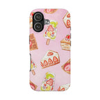Tasty Pastry Treats Phone Case (Apple & Android) - Pink Sweetheart