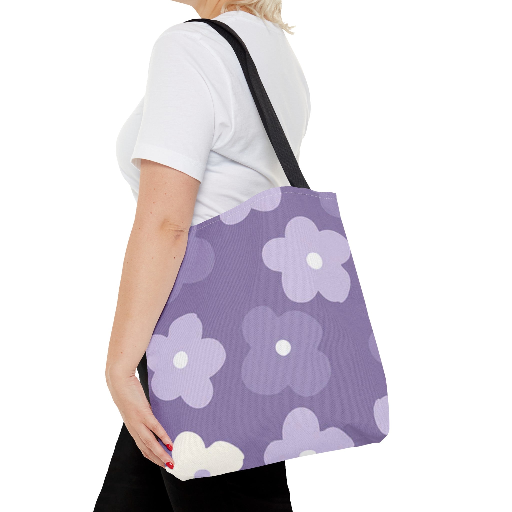 Pretty Purple Flowers Tote Bag