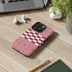 Geometric Kimono Tough Phone Case (Apple & Android) - Pink Sweetheart