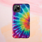 Groovy Tie Dye Phone Case (Apple & Android) - Pink Sweetheart