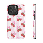 Strawberry Cherries Phone Case (Apple & Android) - Pink Sweetheart