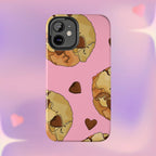 Chocolate Chip Cookies Phone Case (Apple & Android) - Pink Sweetheart