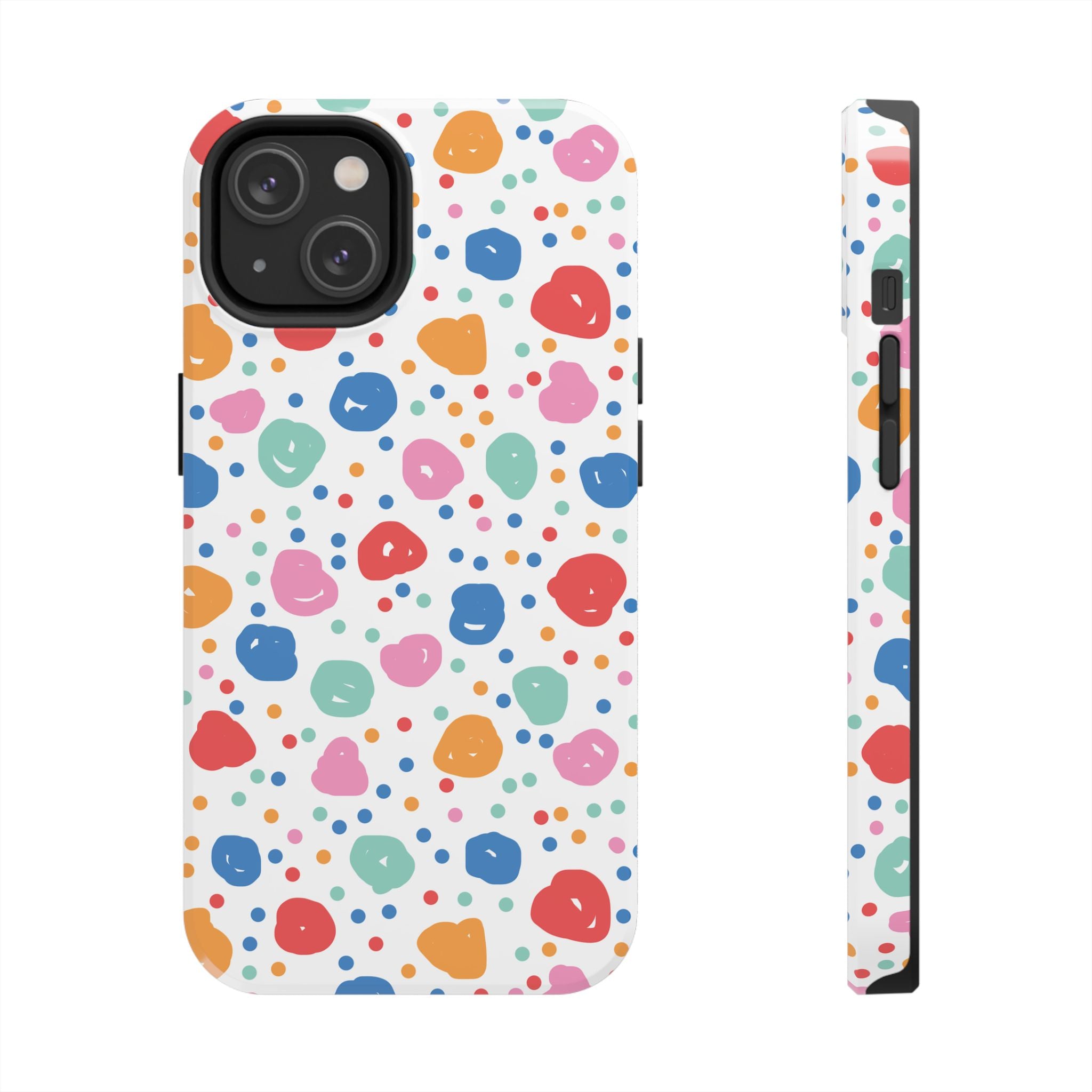 Seamless Hand Drawn Polka Phone Case (Apple & Android)