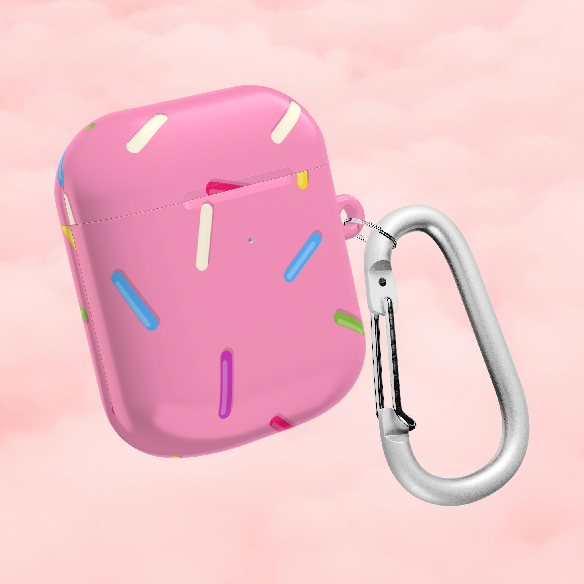 Pink Rainbow Sprinkles AirPod Case