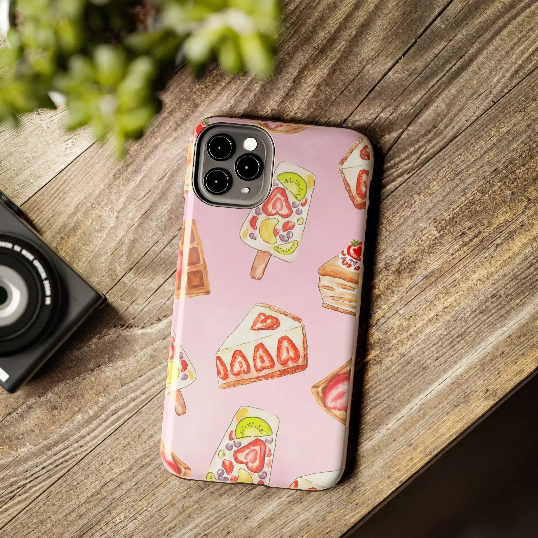 Tasty Pastry Treats Phone Case (Apple & Android) - Pink Sweetheart