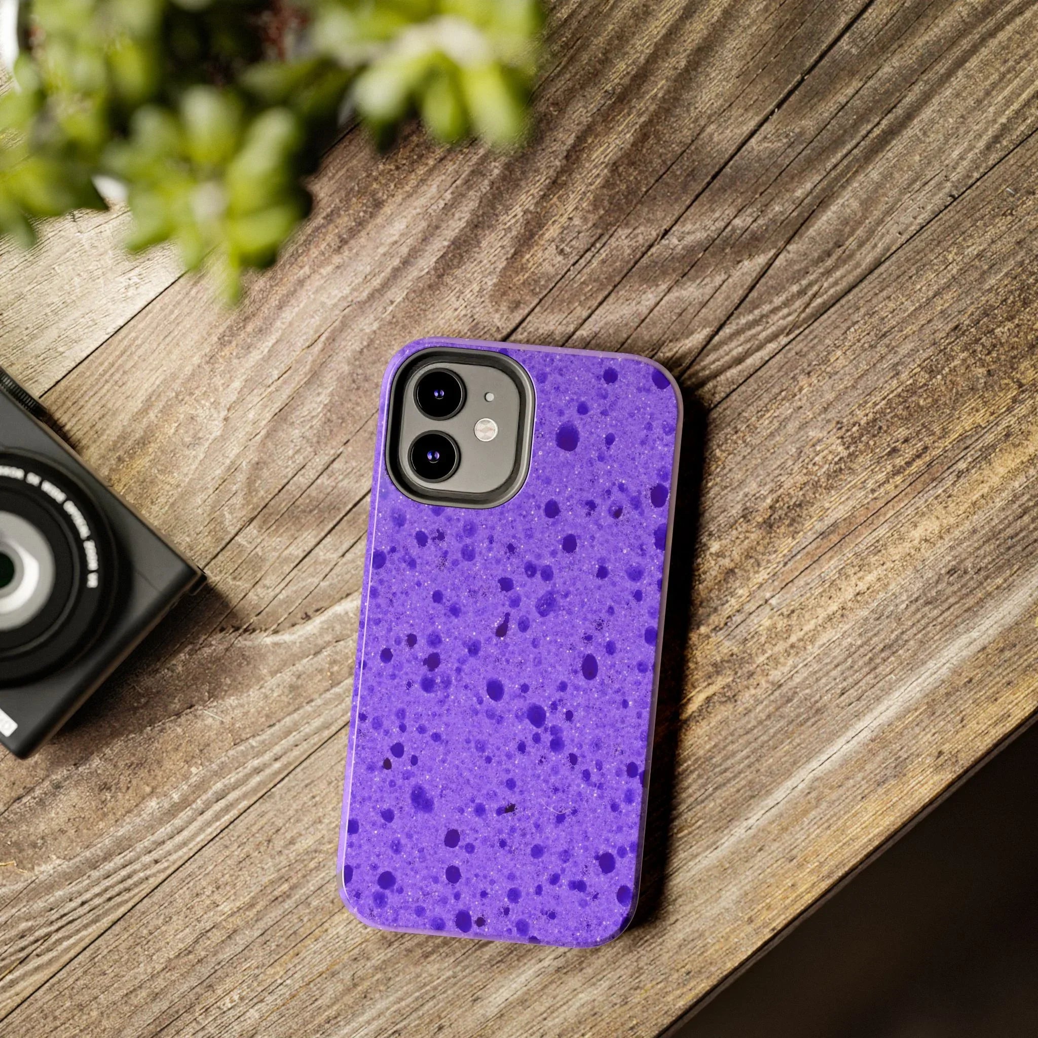 Purple Sponge Phone Case (Apple & Android) - Pink Sweetheart