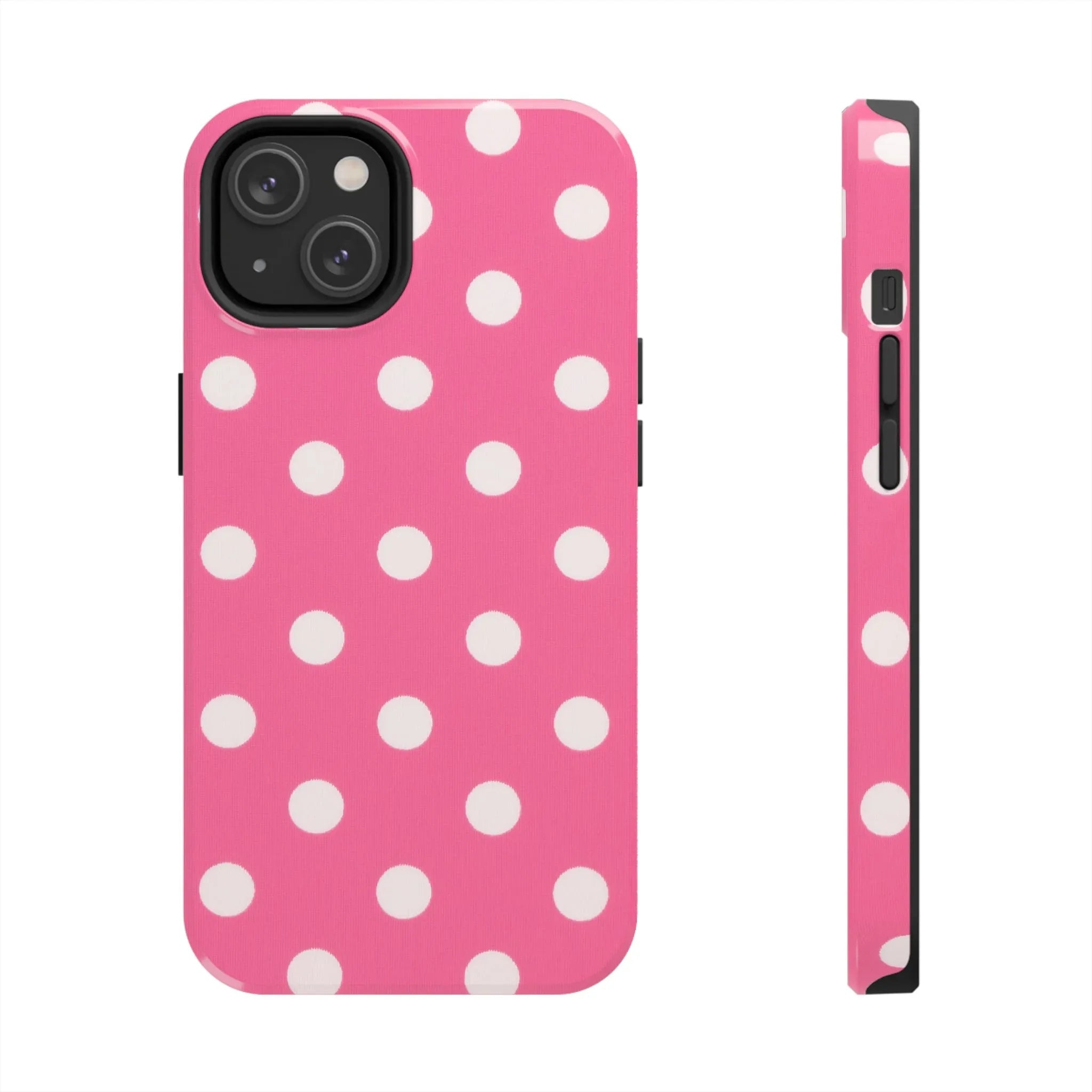 Pink Polka Dot Phone Case (Apple & Android) - Pink Sweetheart
