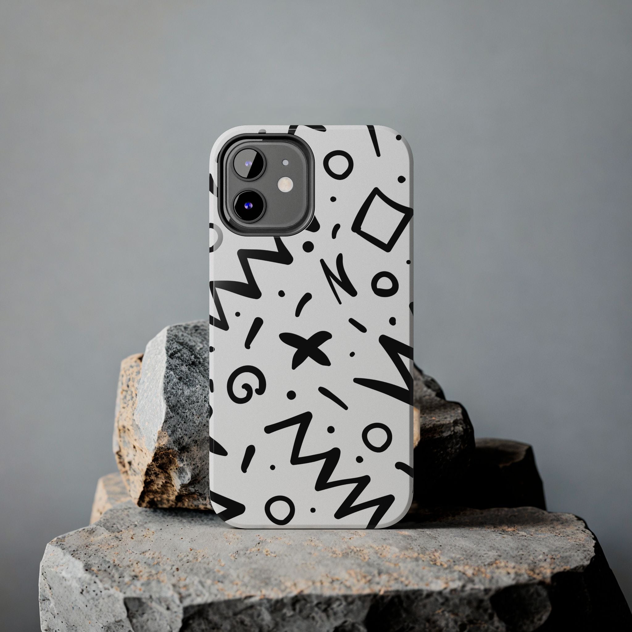 Abstract Memphis Pattern Phone Case (Apple & Android)