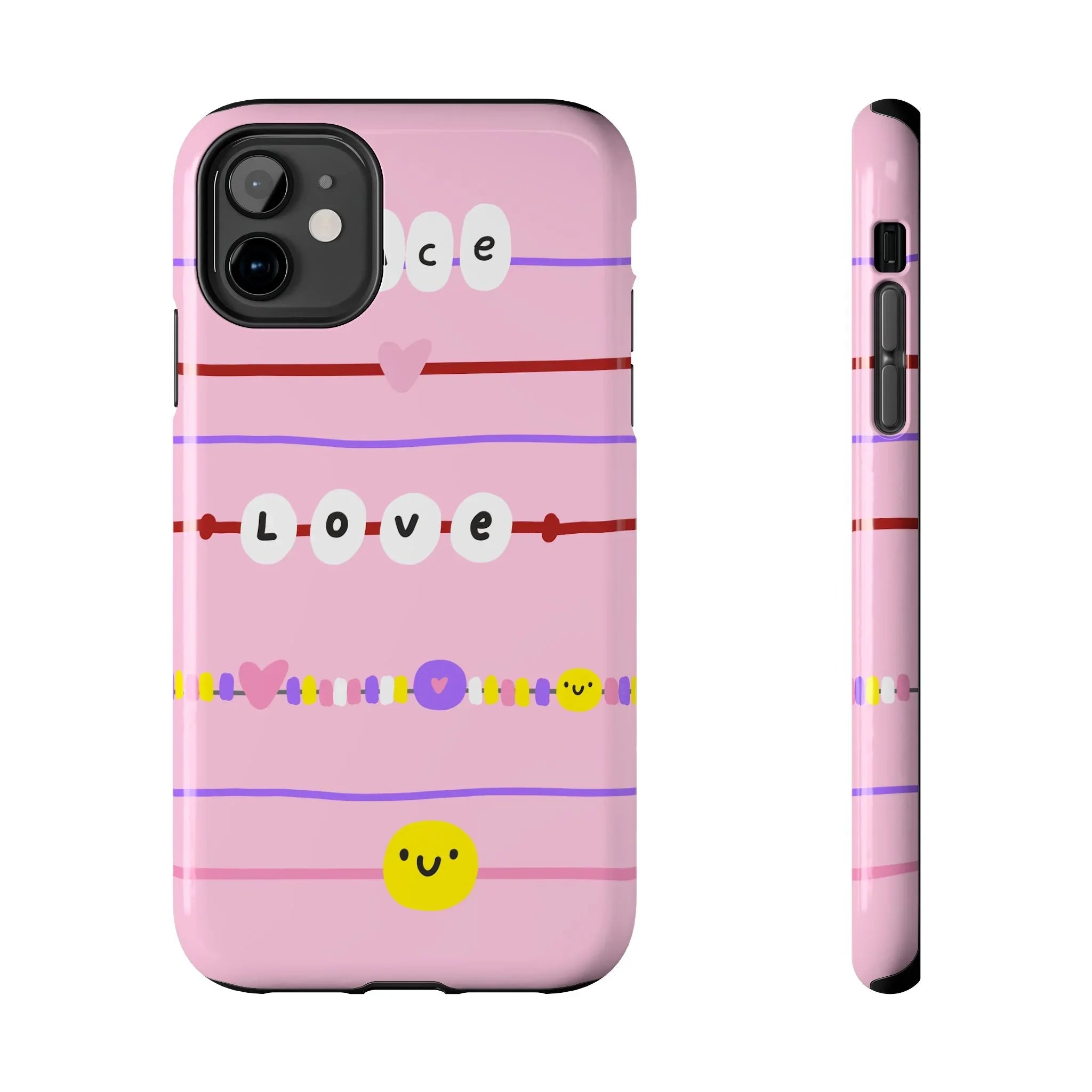 Bestie Bracelets Phone Case (Apple & Android) - Pink Sweetheart