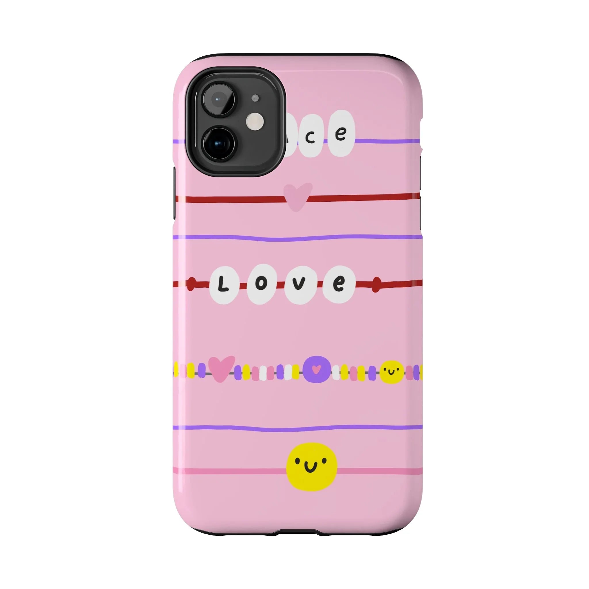 Bestie Bracelets Phone Case (Apple & Android) - Pink Sweetheart