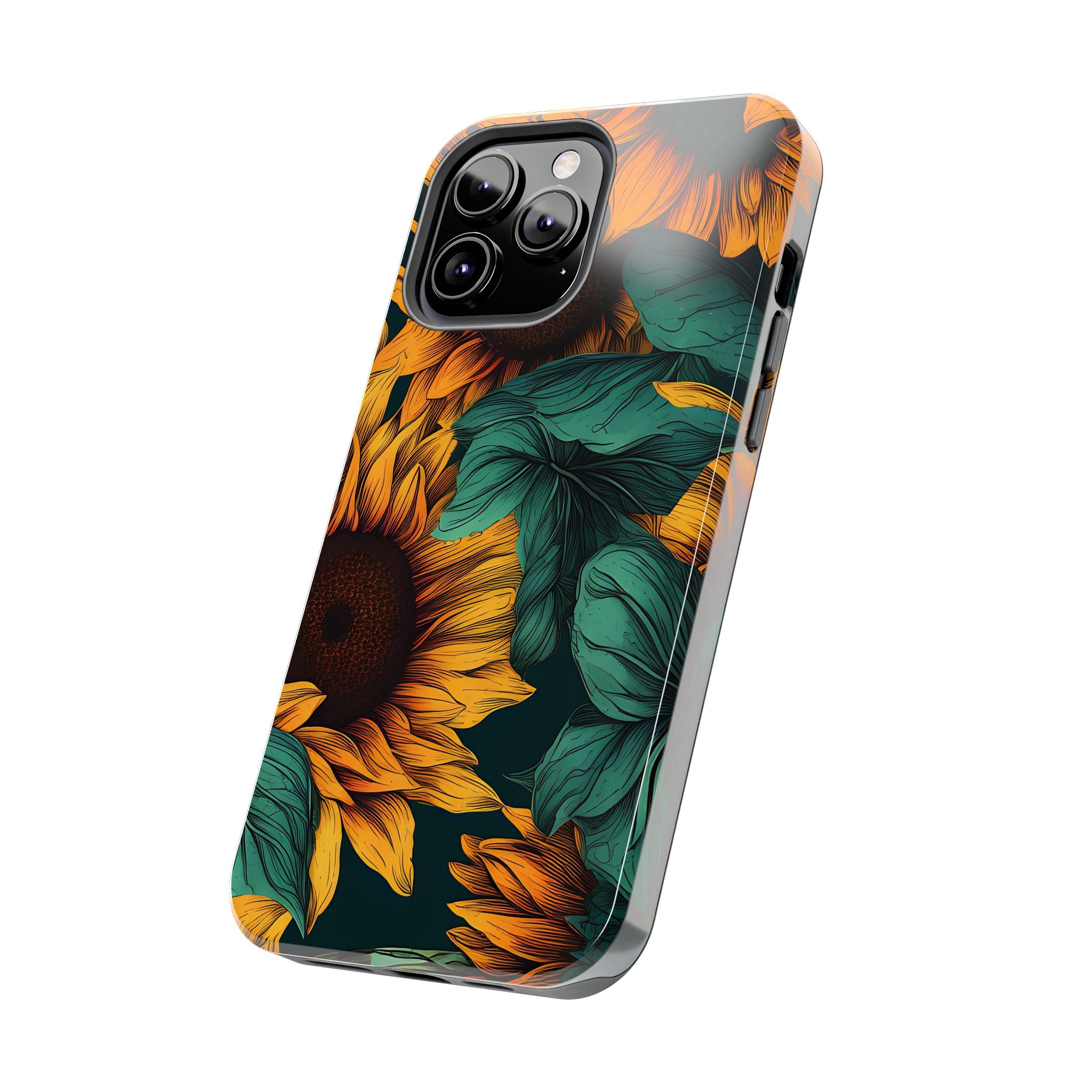 Dark Sunflower Phone Case (Apple & Android)