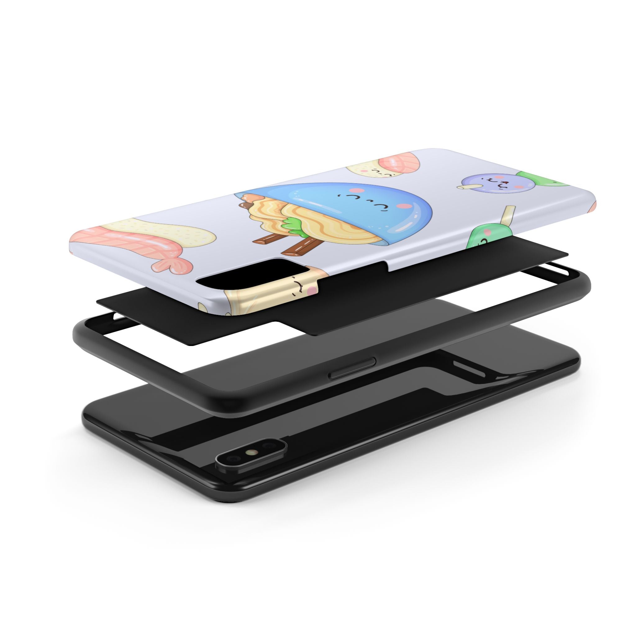 Kawaii Anime Snacks Phone Case (Apple & Android)