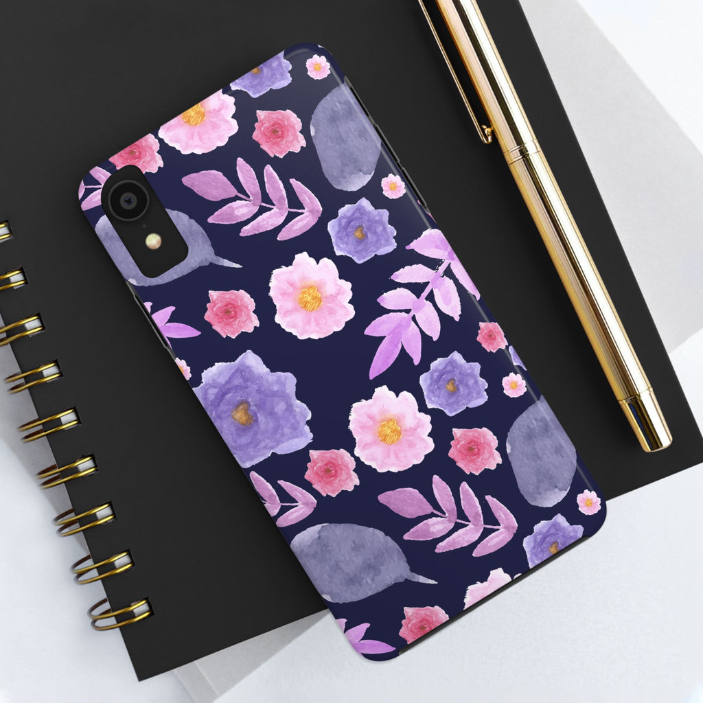 Purple Florals Phone Case (Apple & Android)