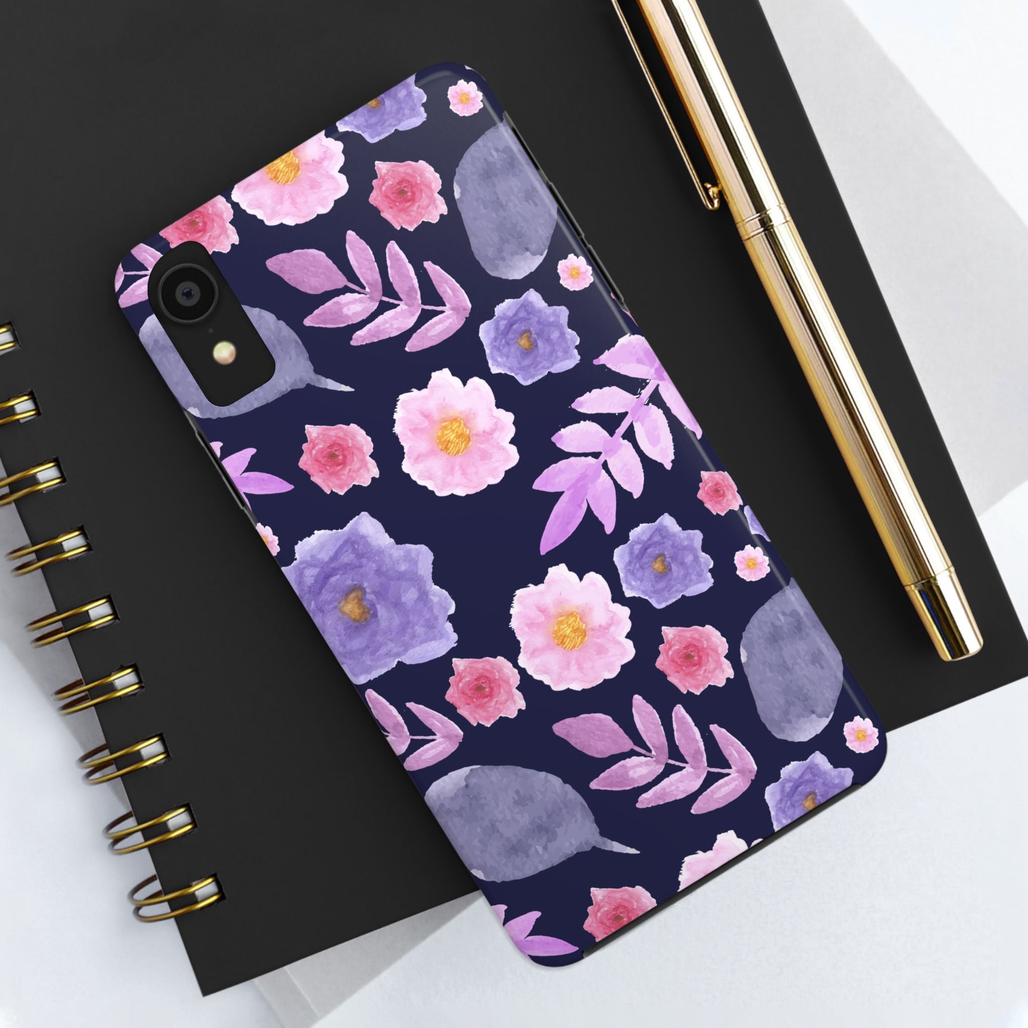 Purple Florals Phone Case (Apple & Android)