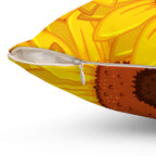Sunflower Dream Square Pillow