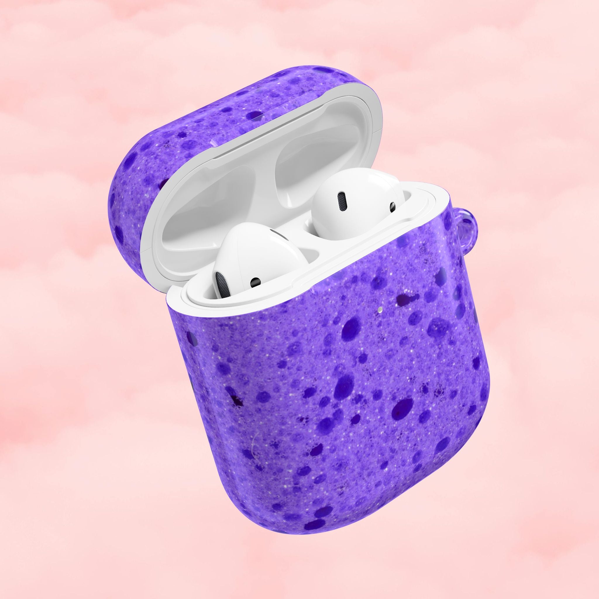 Purple Sponge AirPod Case
