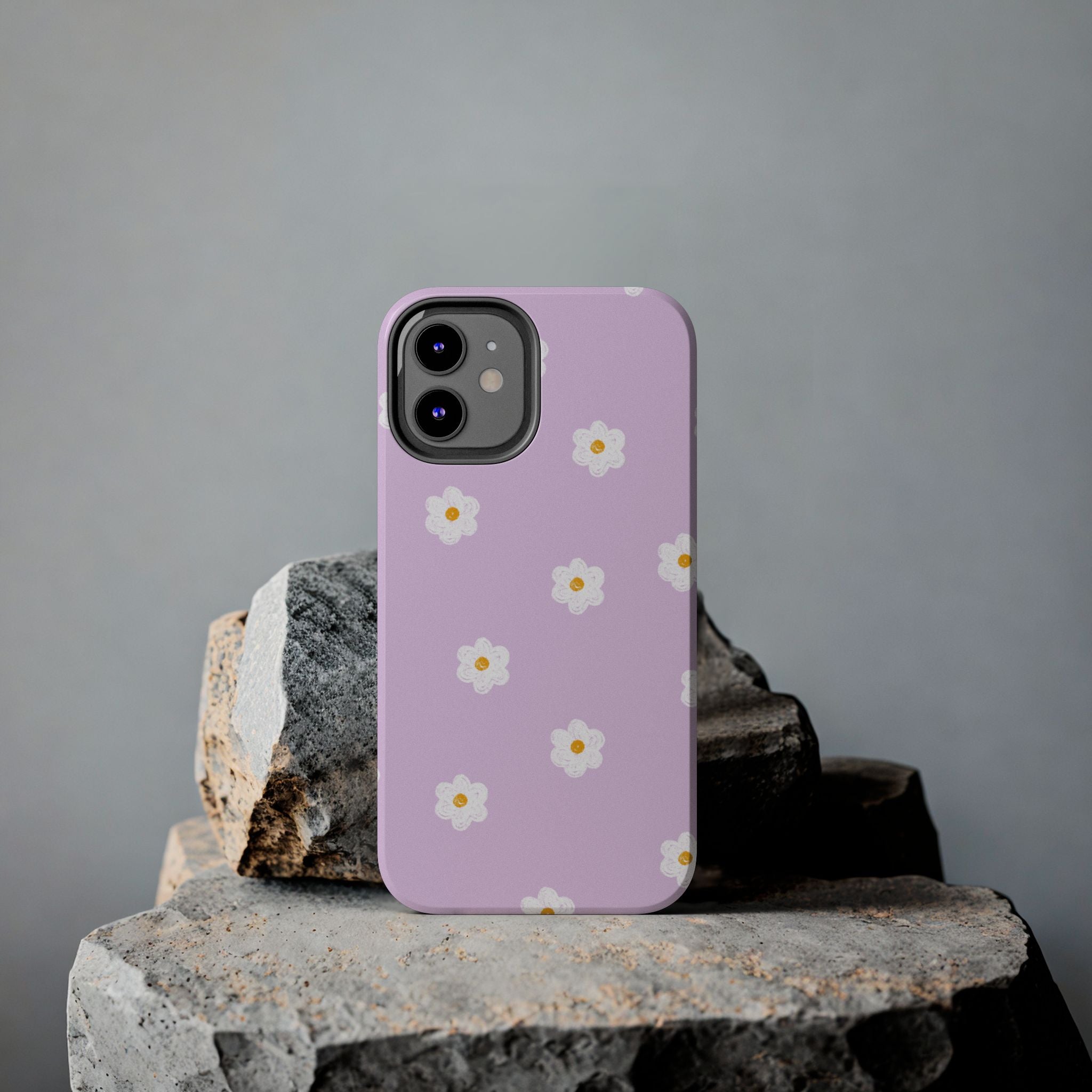 Purple and Mini Flowers Phone Case (Apple & Android)