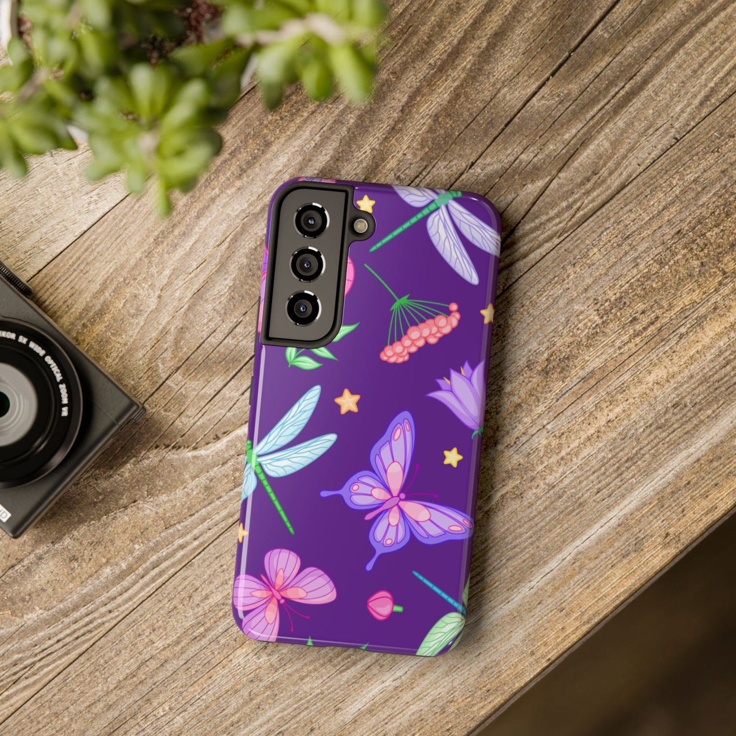 Purple Majestic Butterfly Phone Case