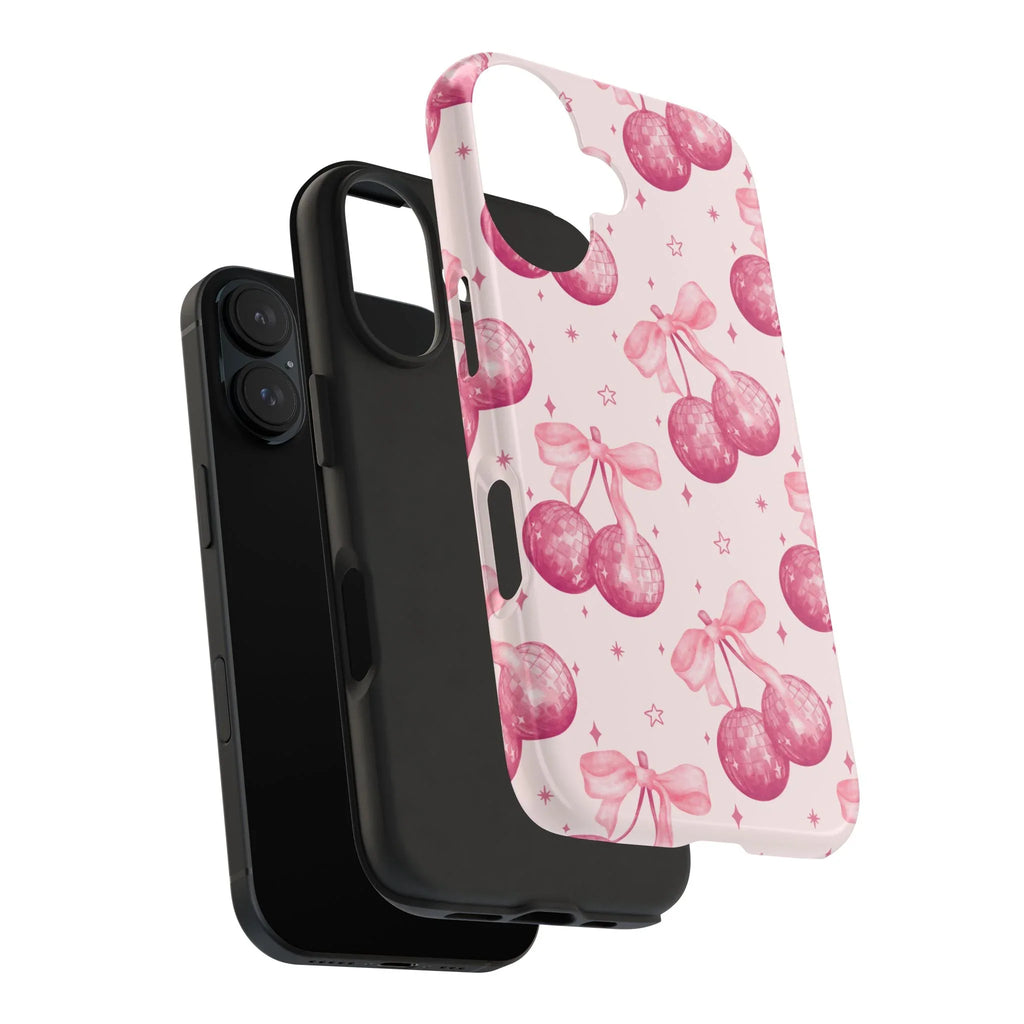 Disco Cherries Phone Case (Apple & Android) - Pink Sweetheart