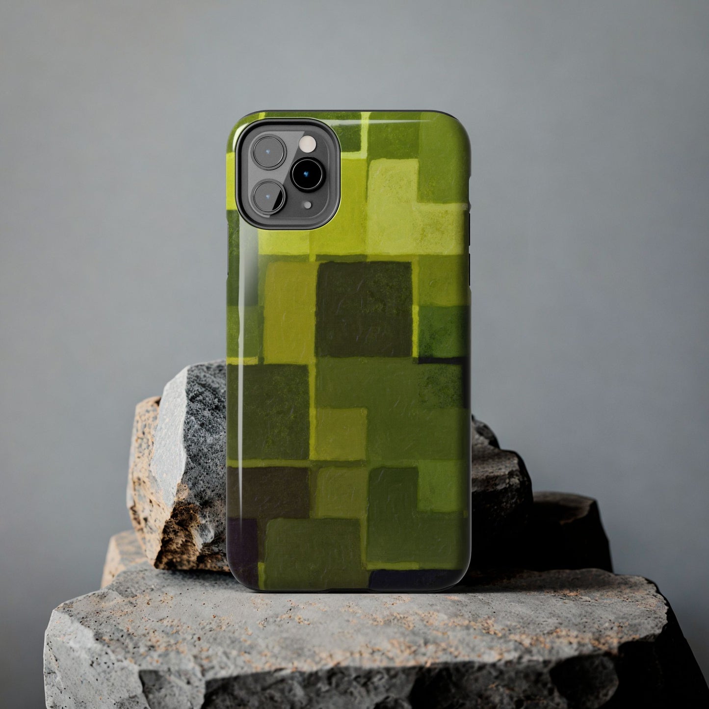 Chartreuse Patchwork Phone Case