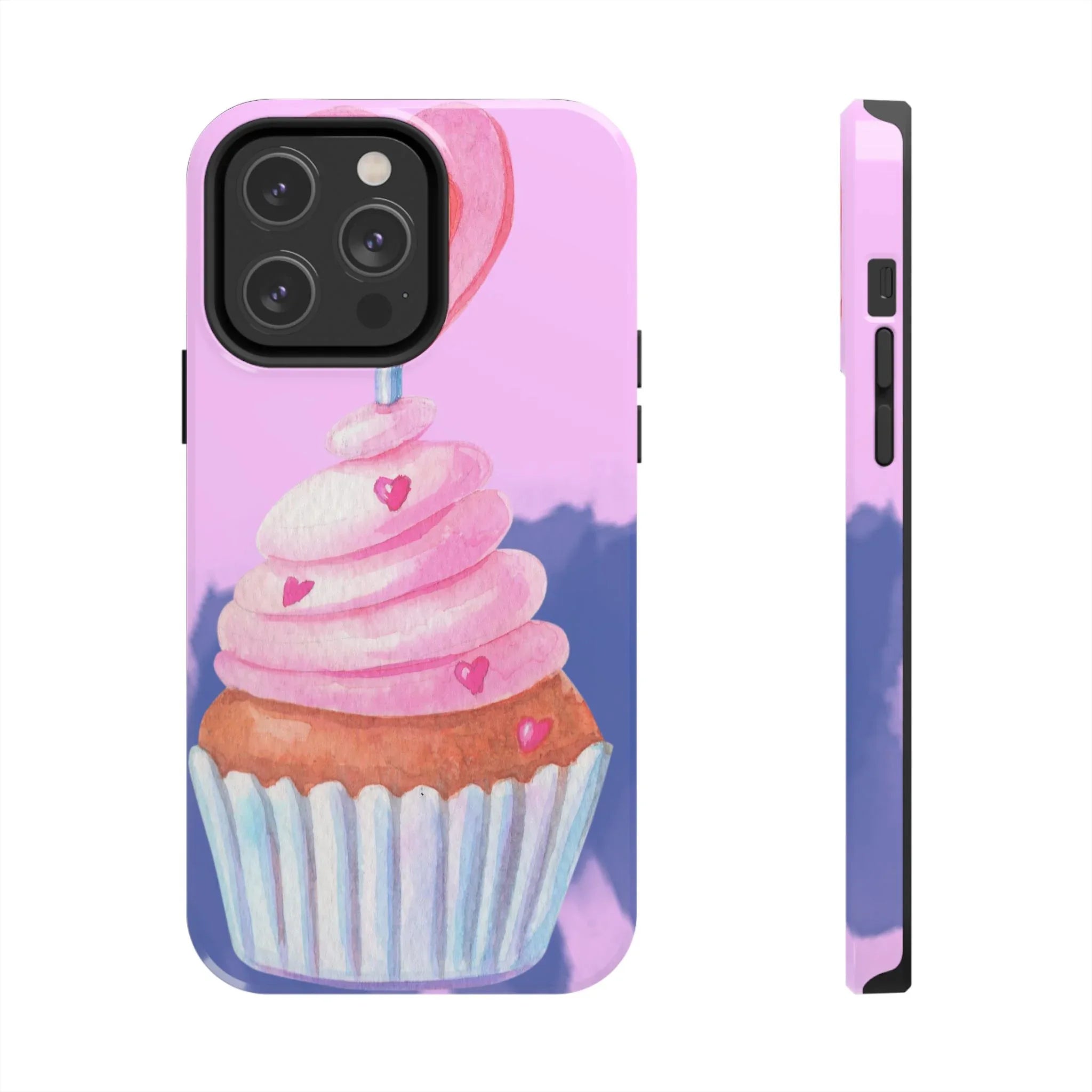 Cutie Cupcake Phone Case (Apple & Android) - Pink Sweetheart