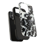Black & White Shattered Phone Case (Apple & Android) - Pink Sweetheart