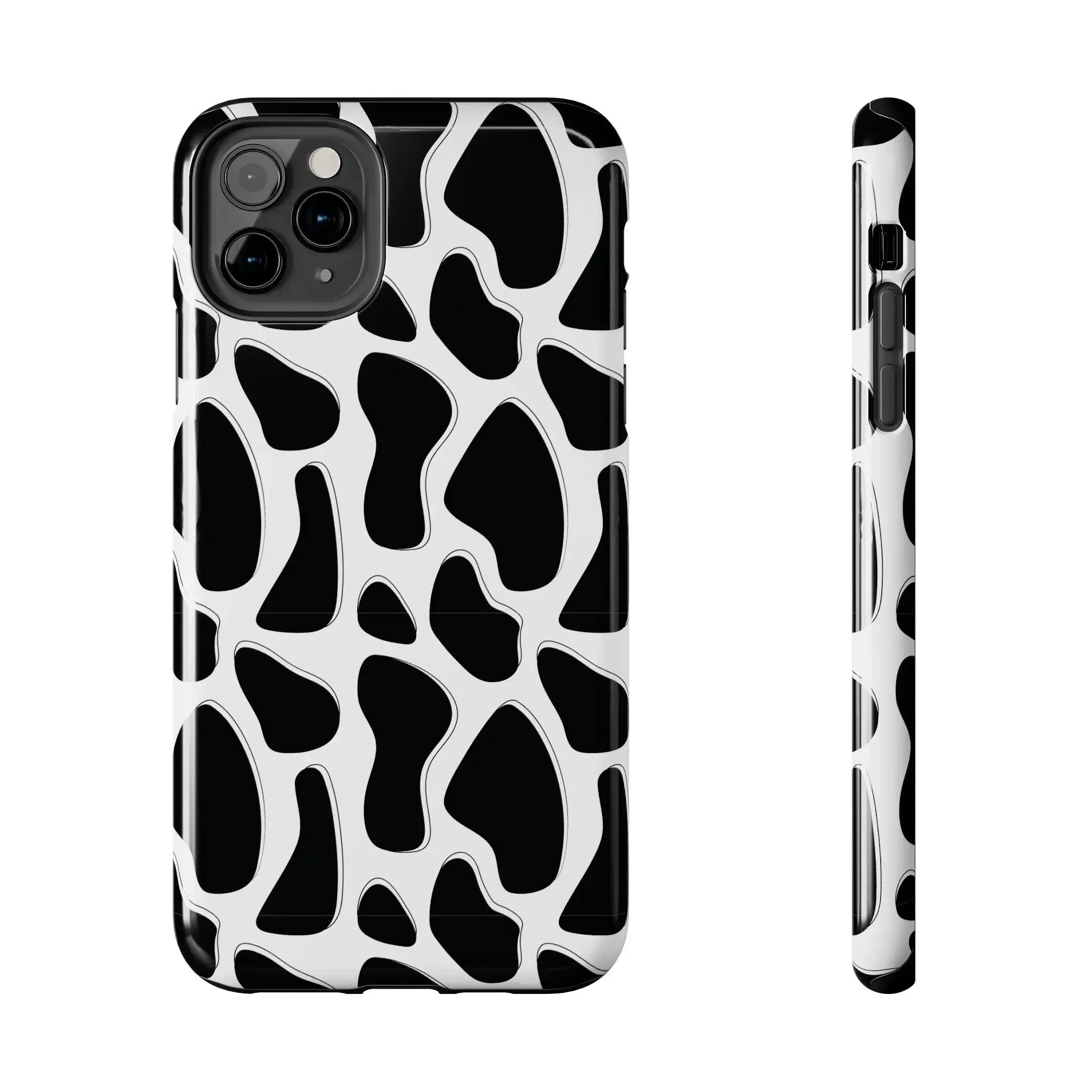 Spotted Animal Print Phone Case (Apple & Android) - Pink Sweetheart