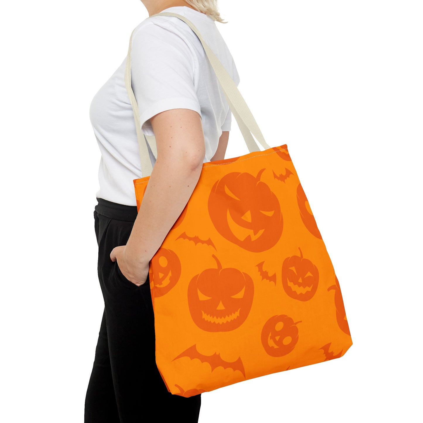 Orange Halloween Tote Bag