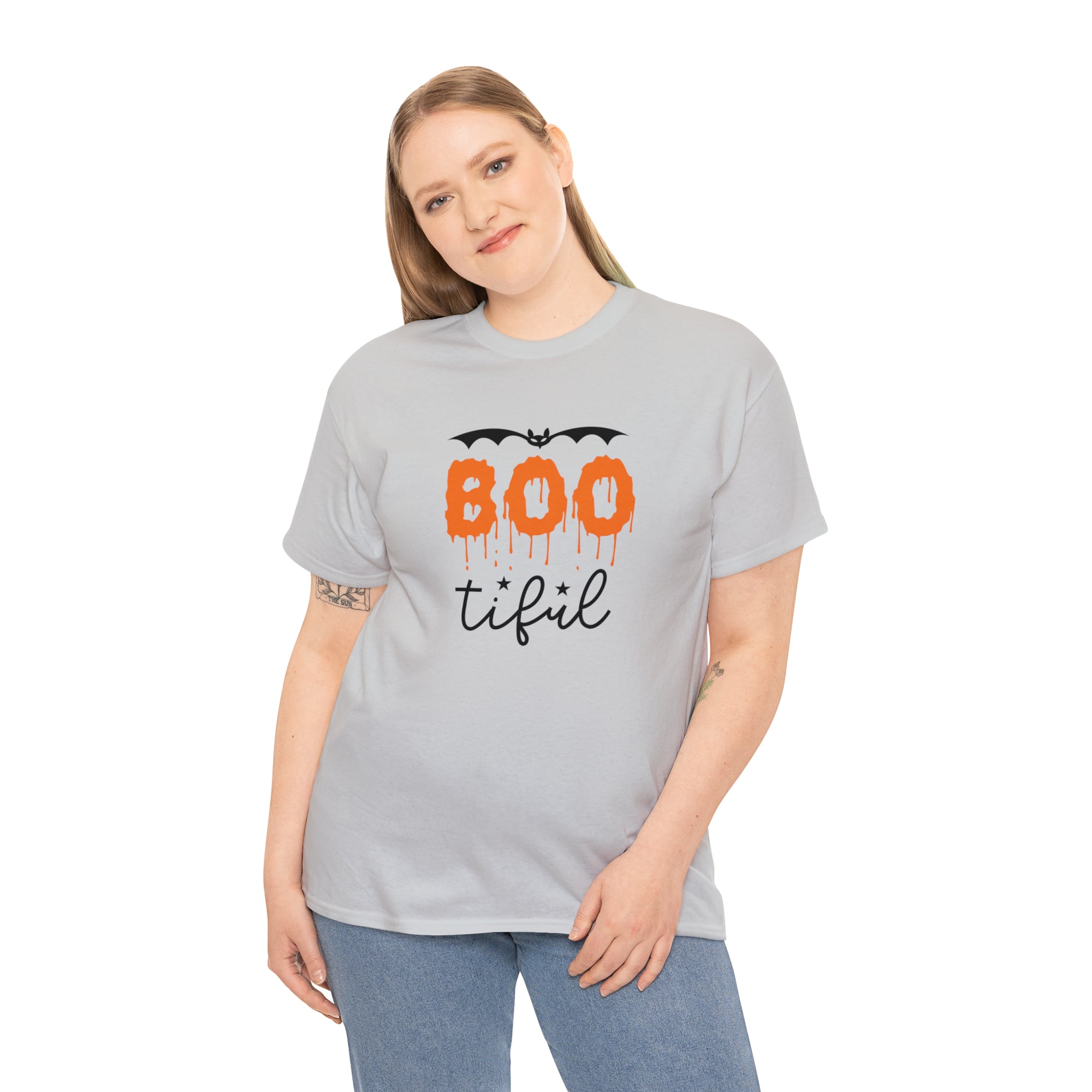 Boo-tiful Halloween Unisex Heavy Cotton Tee