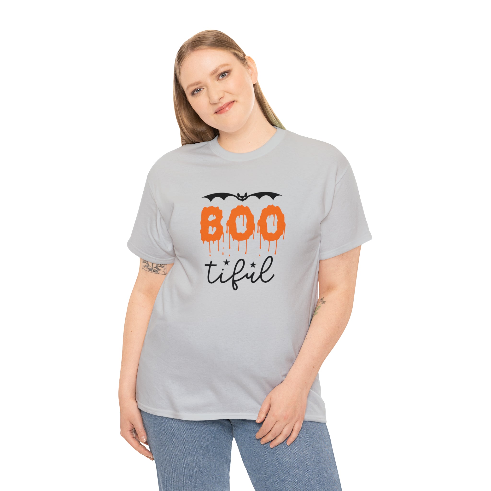 Boo-tiful Halloween Unisex Heavy Cotton Tee