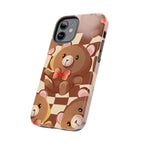 Retro Brown Bear Phone Case (Apple & Android)