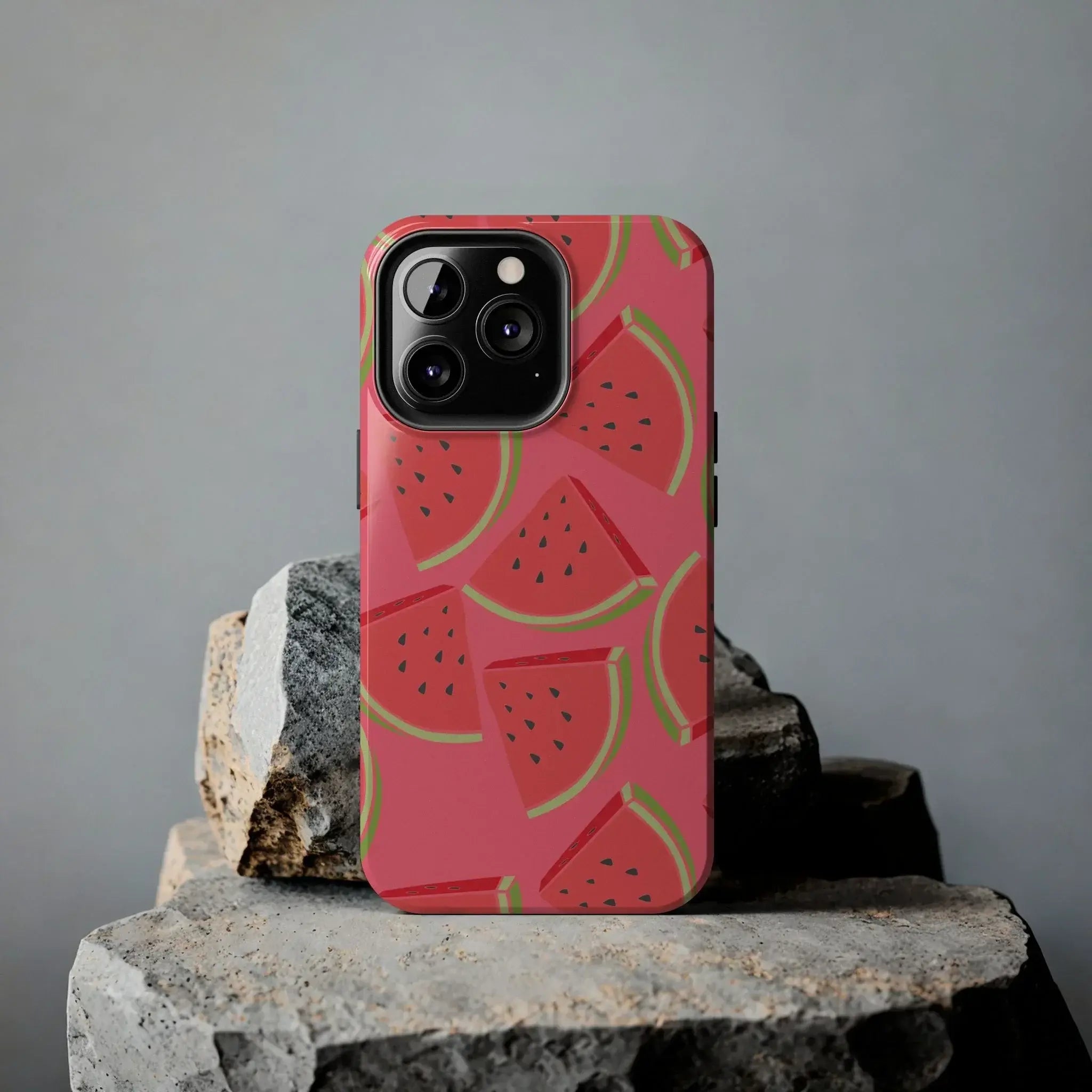 Watermelon Slices Phone Case (Apple & Android) - Pink Sweetheart