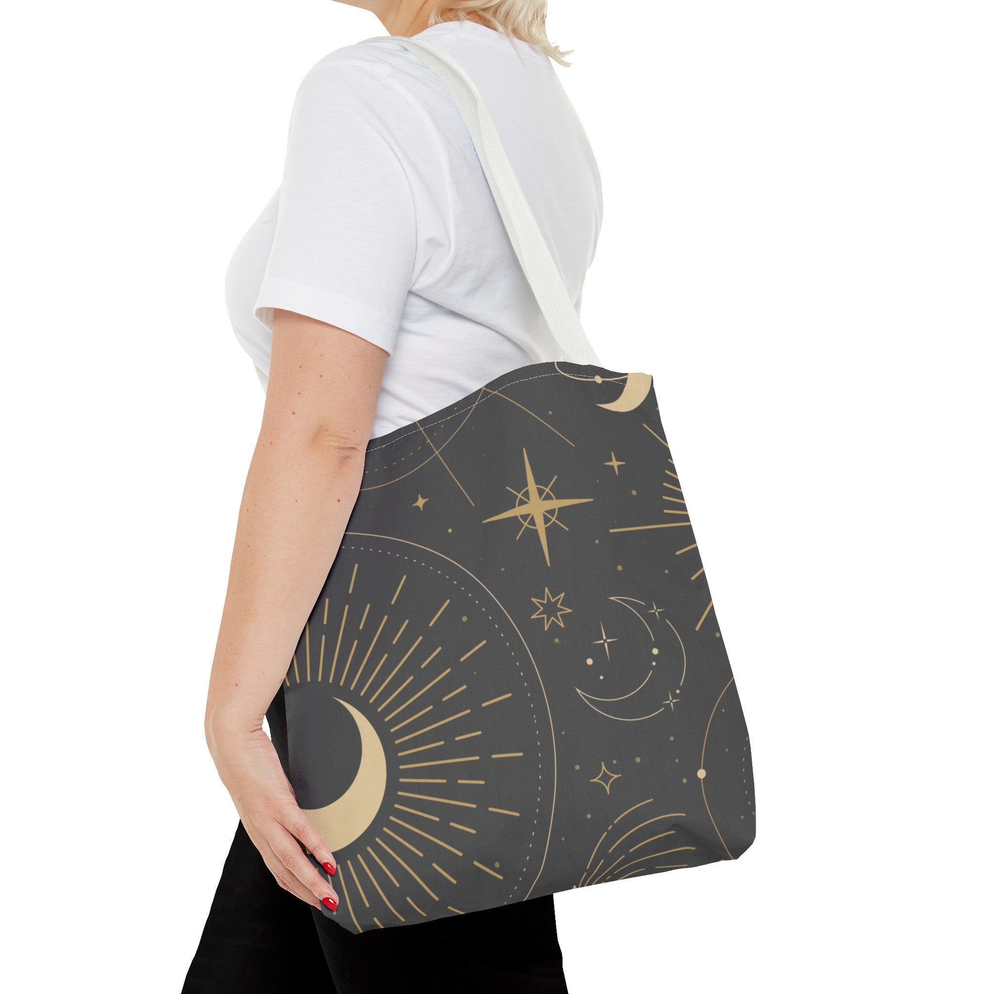 Sun & Moon Abstract Tote Bag