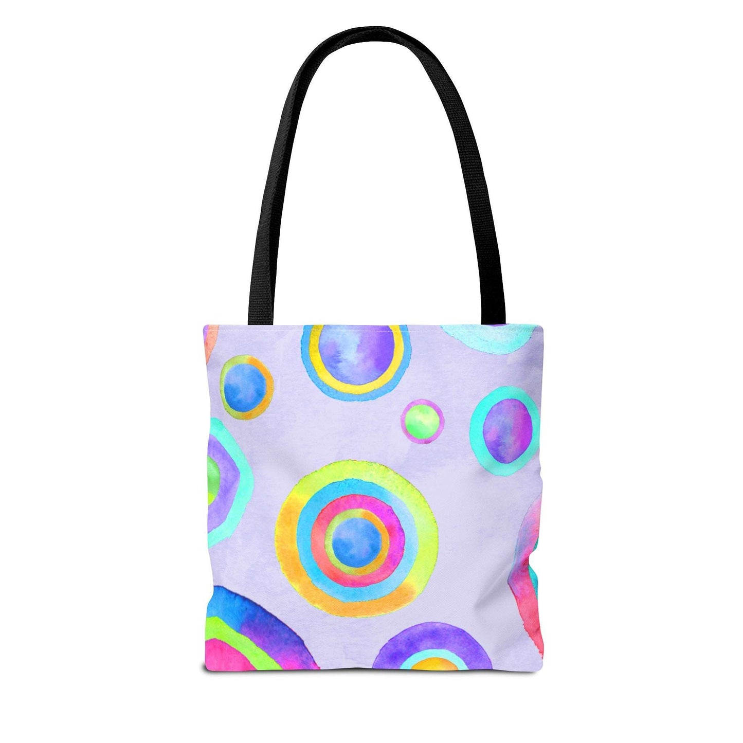 Abstract Painted Circles Tote Bag