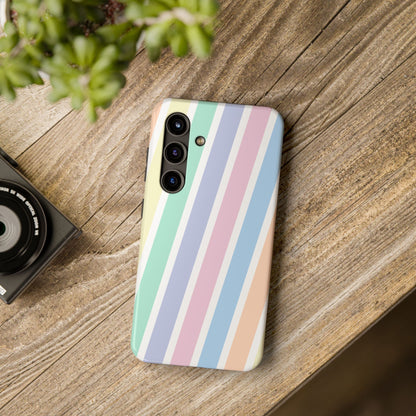 Pretty Pastel Lines Phone Case