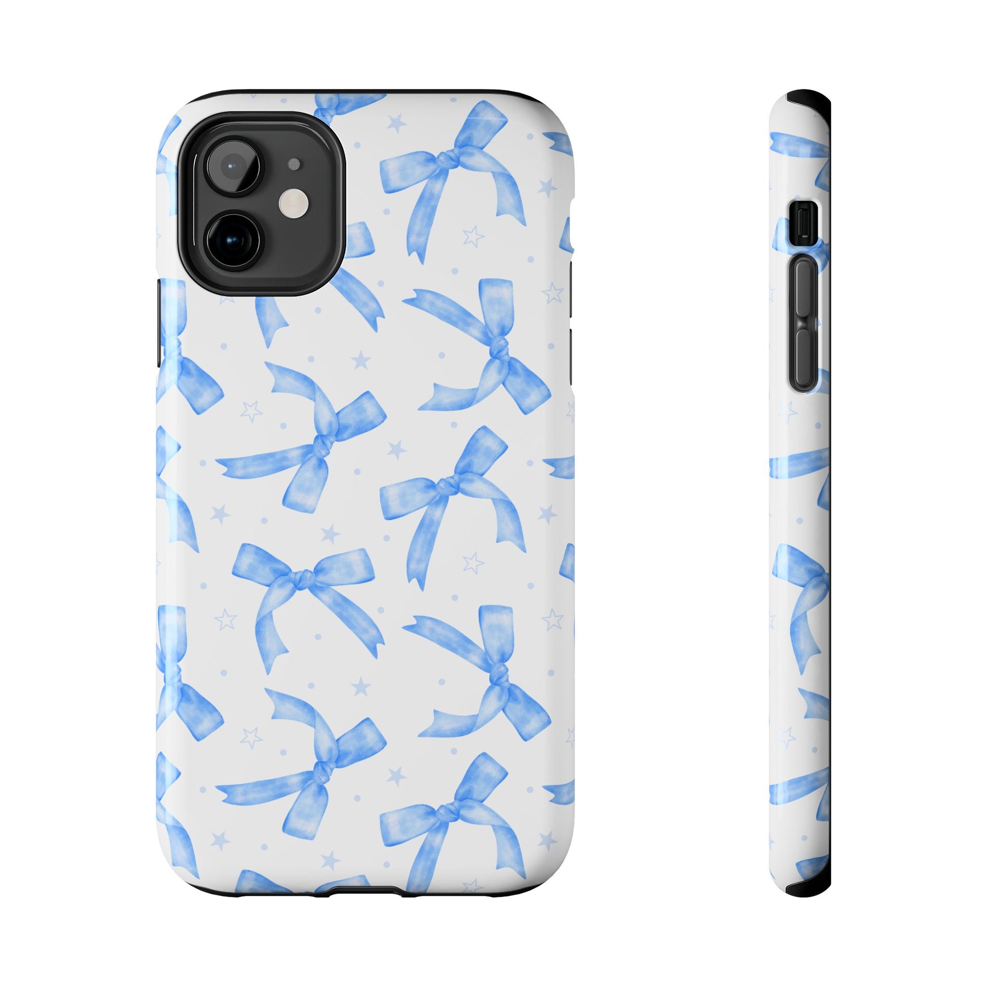 Lacey Baby Blue Ribbons Phone Case (Apple & Android)