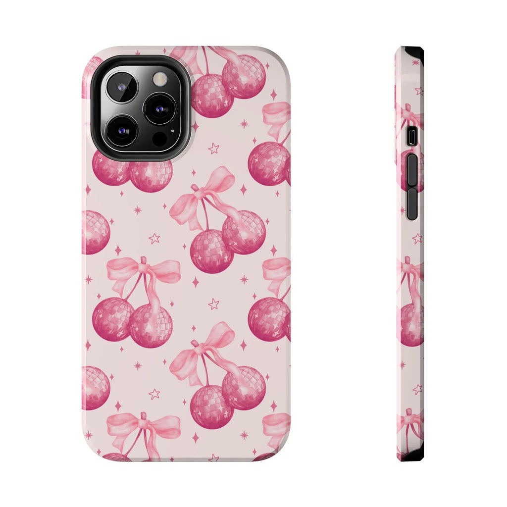 Disco Cherries Phone Case (Apple & Android) - Pink Sweetheart