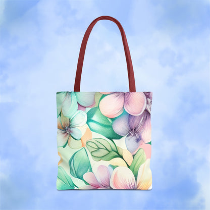 Lush Pastel Florals Tote Bag