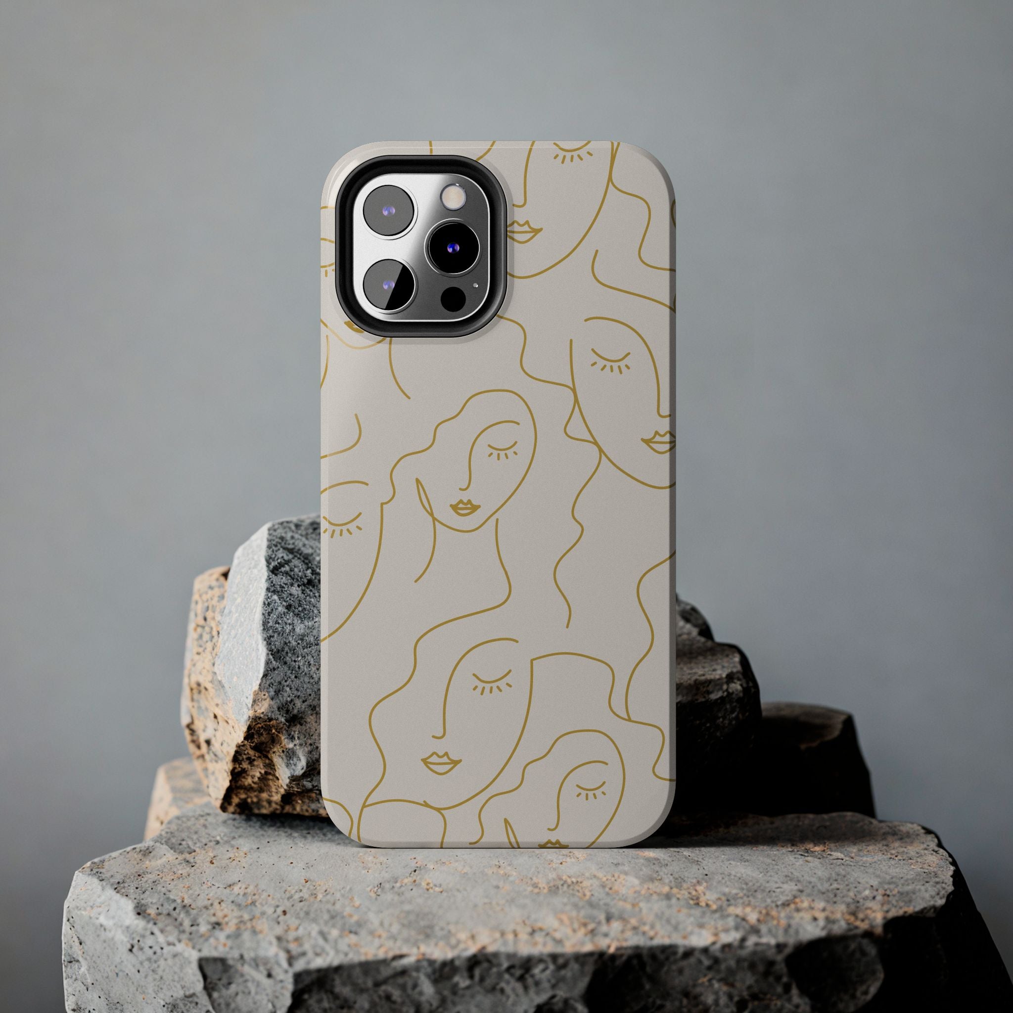 Minimalist Woman Phone Case (Apple & Android)