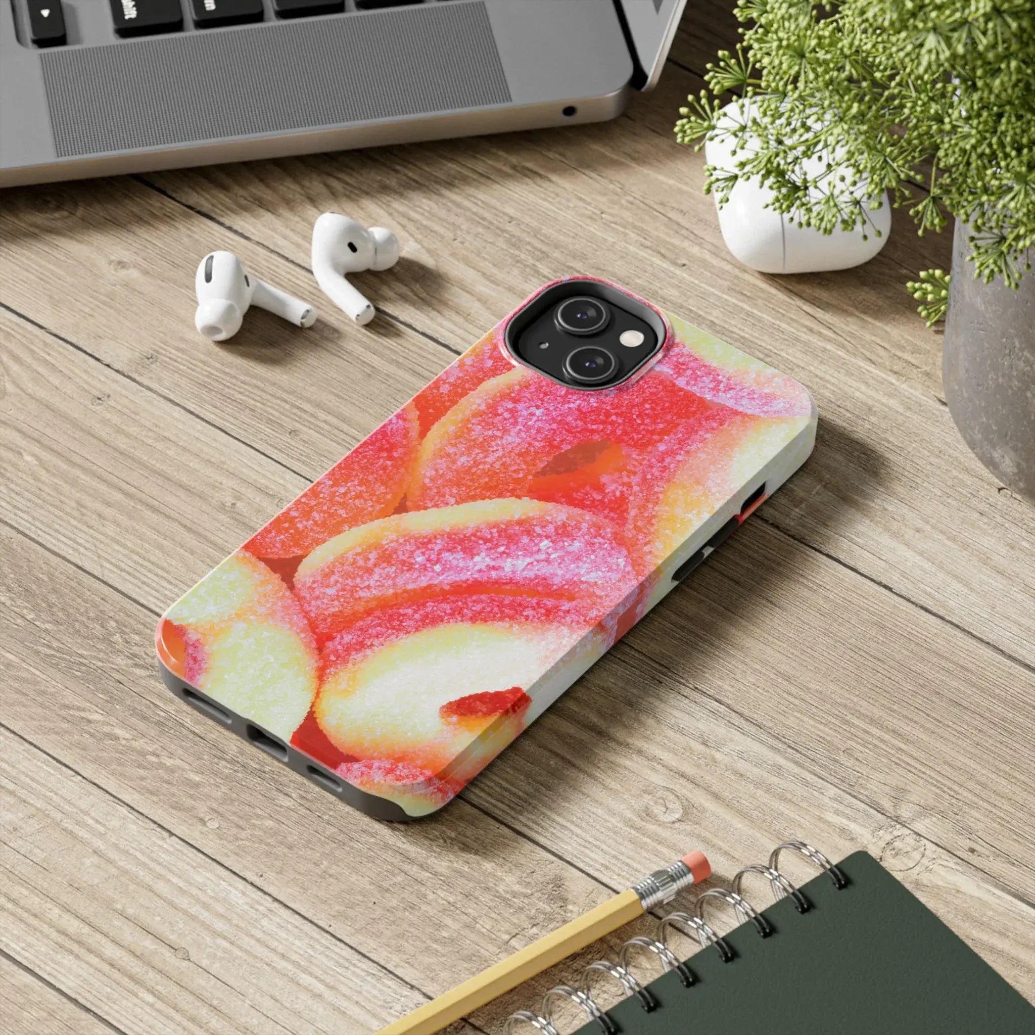 Sour Peach Ringz Phone Case (Apple & Android) - Pink Sweetheart