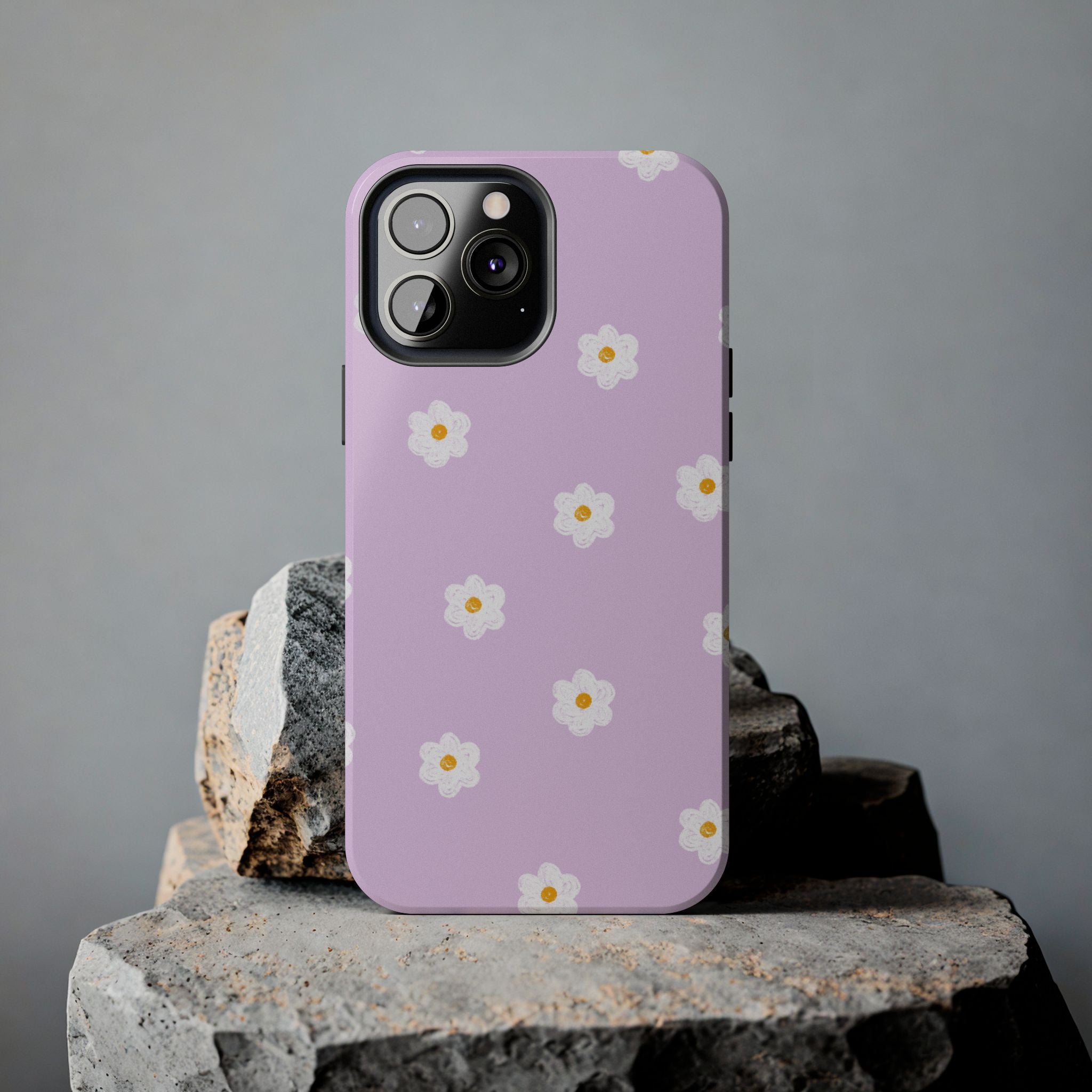 Purple and Mini Flowers Phone Case (Apple & Android)