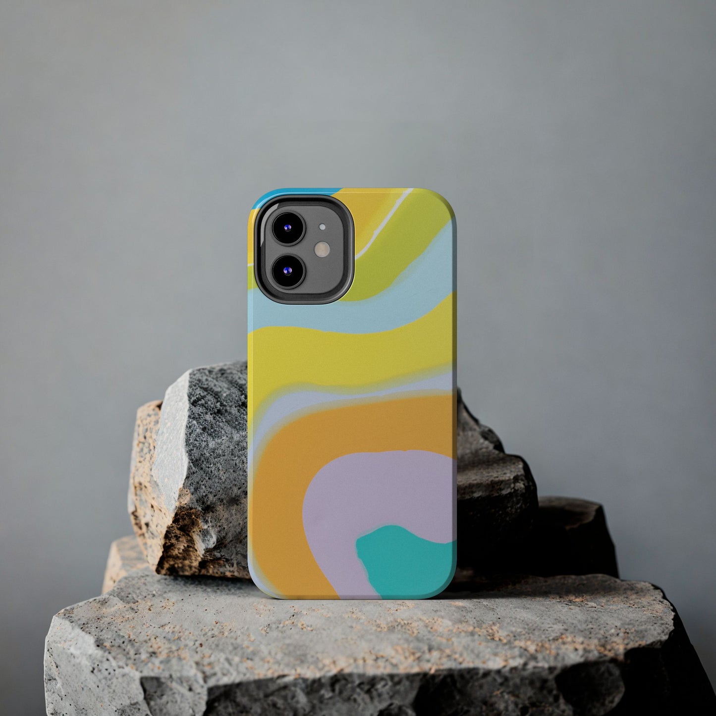 Colorful Pastel Marble Pattern Phone Case