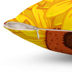 Sunflower Dream Square Pillow